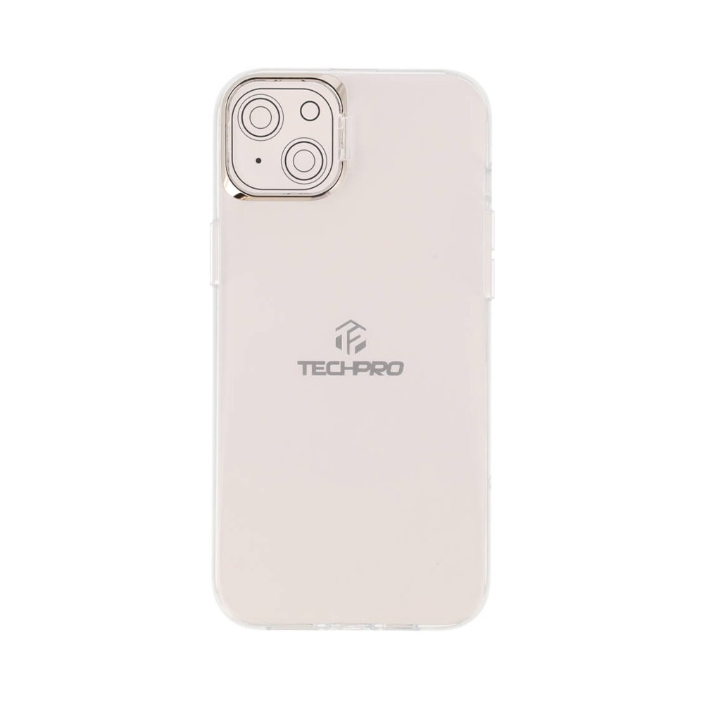 เคส TECHPRO iPhone 14 Plus TPU Transparent with Camera Stand