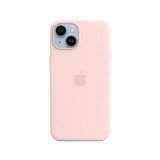 Apple iPhone 14 Silicone Case with MagSafe - Chalk Pink