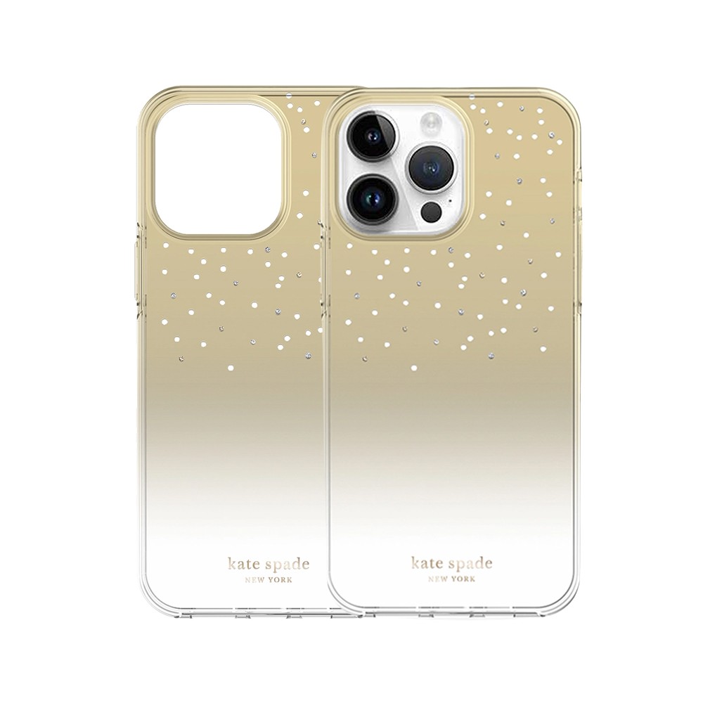 เคสไอโฟน Kate Spade New York เคส iPhone 14 Pro Max Gold Metallic Ombre |  Studio7 online