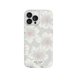 Kate Spade New York เคส iPhone 14 Pro Max Hollyhock Floral Clear/Cream with Stones
