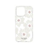 Kate Spade New York เคส iPhone 14 Pro Max Hollyhock Floral Clear/Cream with Stones