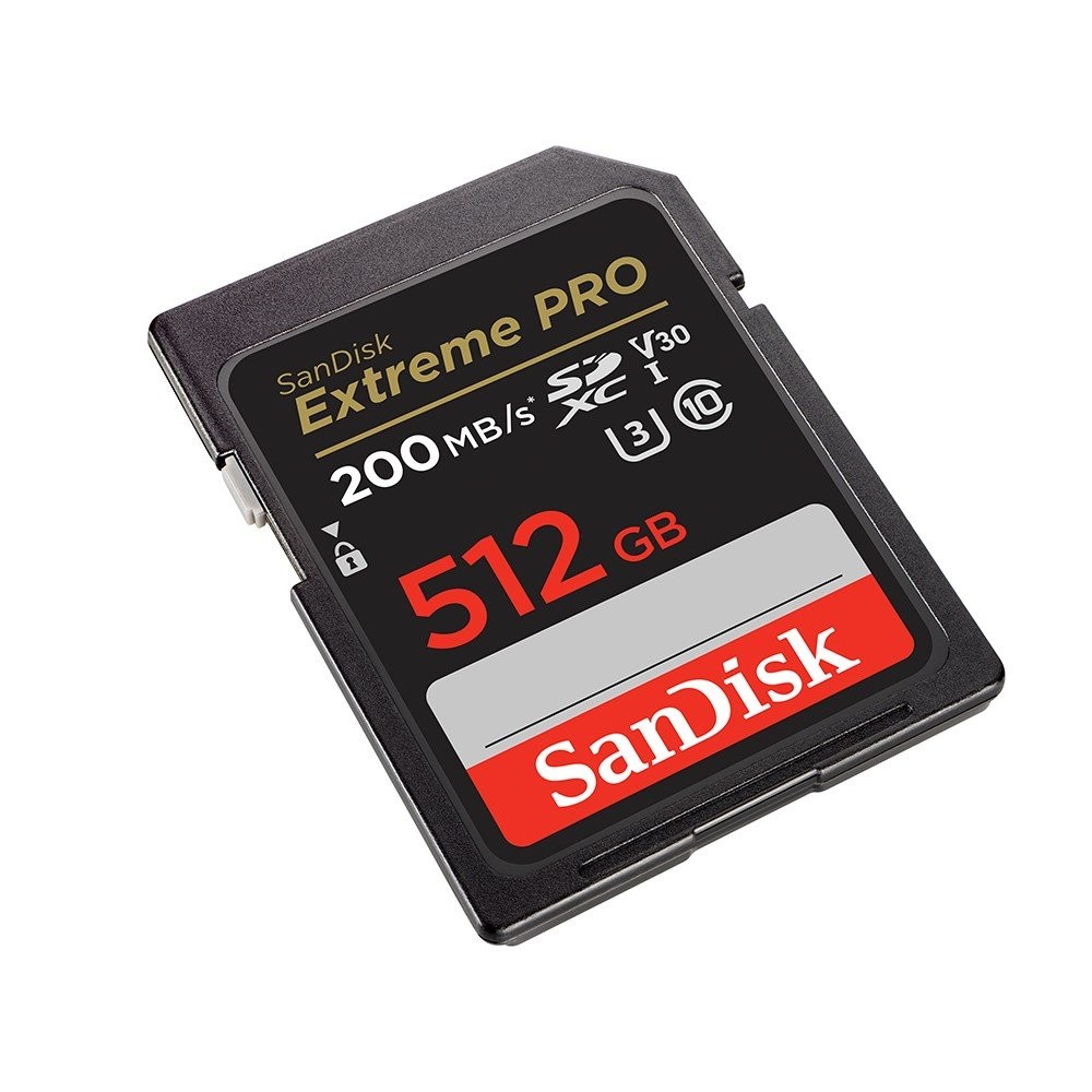 เมมโมรี่การ์ด SanDisk Extreme Pro SDXC 512GB V30 U3 C10