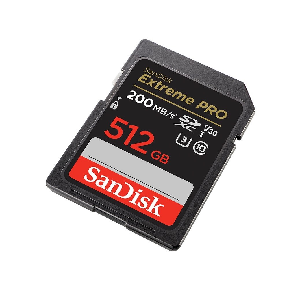 เมมโมรี่การ์ด SanDisk Extreme Pro SDXC 512GB V30 U3 C10