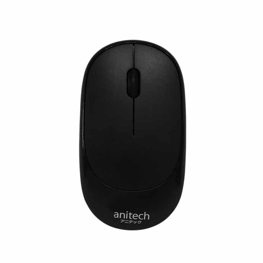 เมาส์ไร้สาย Anitech Wireless Mouse W224 Black