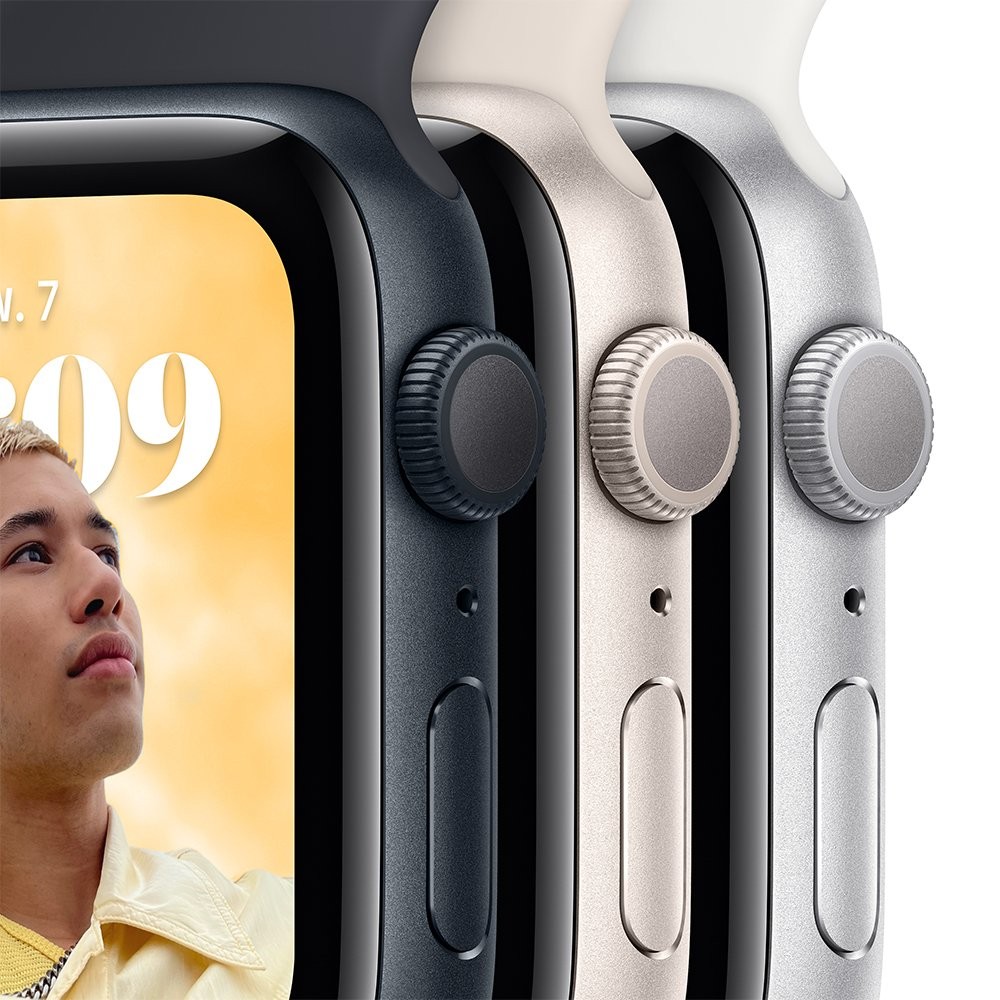 Apple Watch SE GPS 40mm Midnight Aluminium Case with Midnight Sport Band (New)