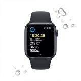 Apple Watch SE GPS + Cellular 40mm Midnight Aluminium Case with Midnight Sport Band (New)
