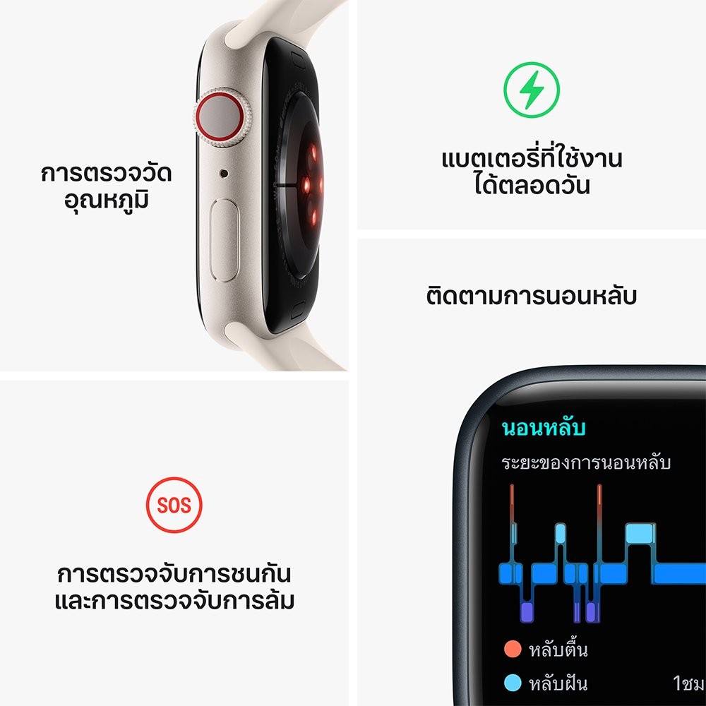 Apple Watch Series 8 GPS + Cellular 45mm Graphite Stainless Steel Case with Midnight Sport Band
