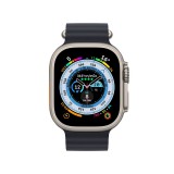 Apple Watch Ultra GPS + Cellular 49mm Titanium Case with Midnight Ocean Band