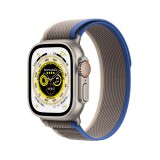 Apple Watch Ultra GPS + Cellular 49mm Titanium Case with Blue/Gray Trail Loop - M/L