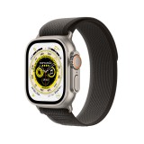 Apple Watch Ultra GPS + Cellular 49mm Titanium Case with Black/Gray Trail Loop - S/M