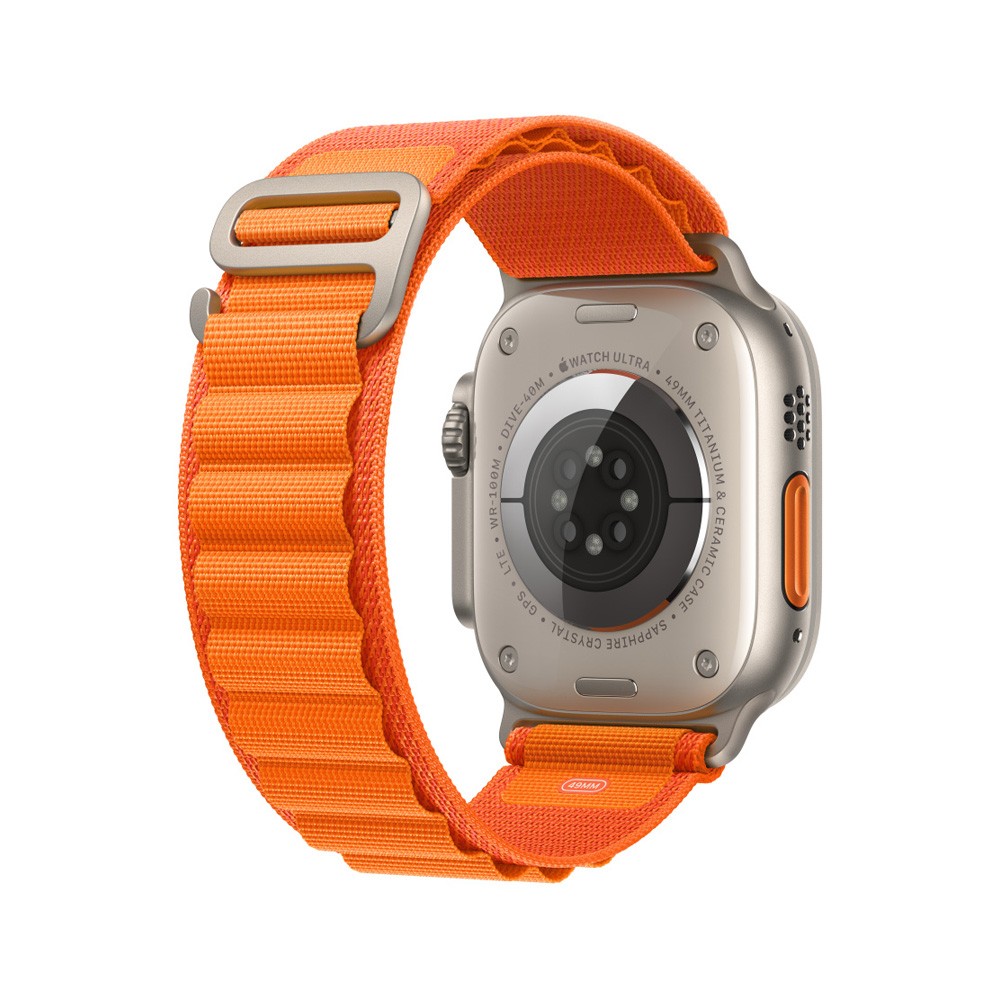 Apple Watch 49mm Orange Alpine Loop - Small