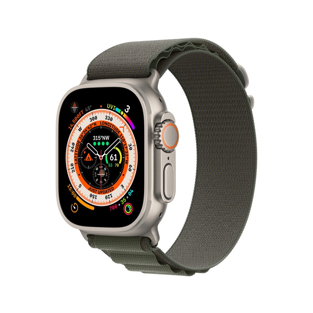 Apple Watch 49mm Green Alpine Loop - Medium