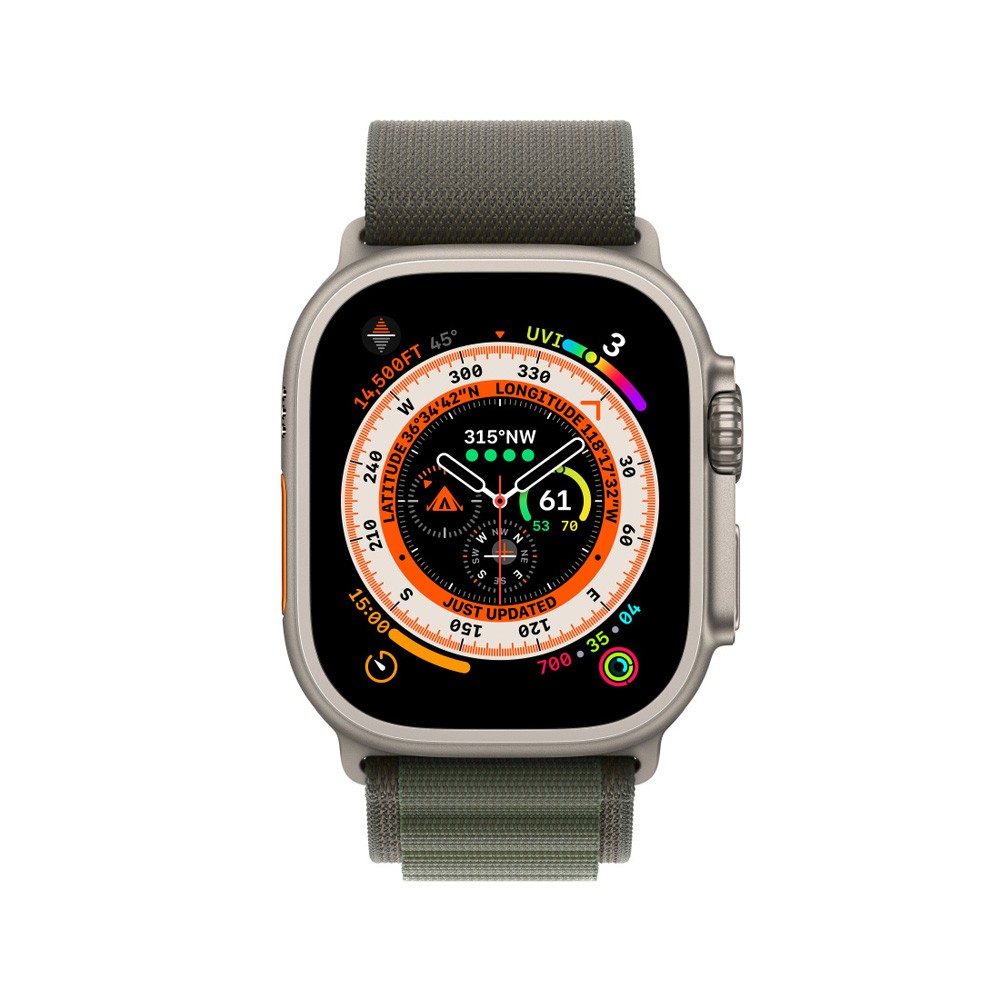 Apple Watch 49mm Green Alpine Loop - Medium