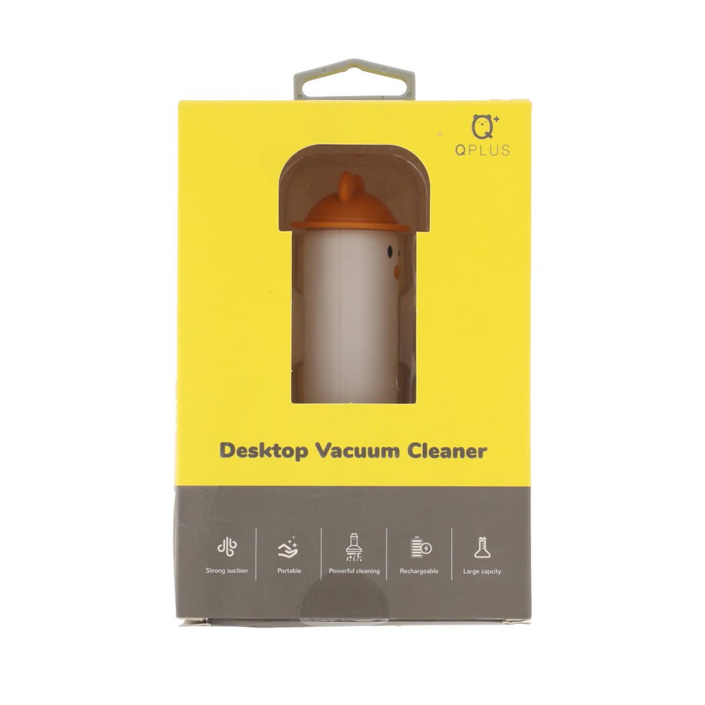 เครื่องดูดฝุ่นตั้งโต๊ะ QPLUS Desktop Vacuum Cleaner - White