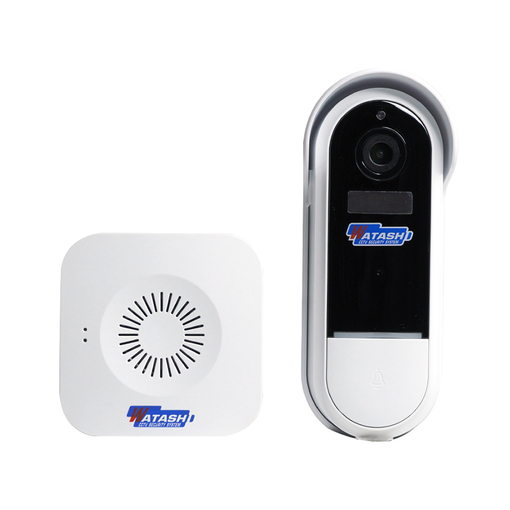 กล้องติดหน้าบ้าน WATASHI WIOT1032 Wireless Doorbell 1080P WiFi Battery