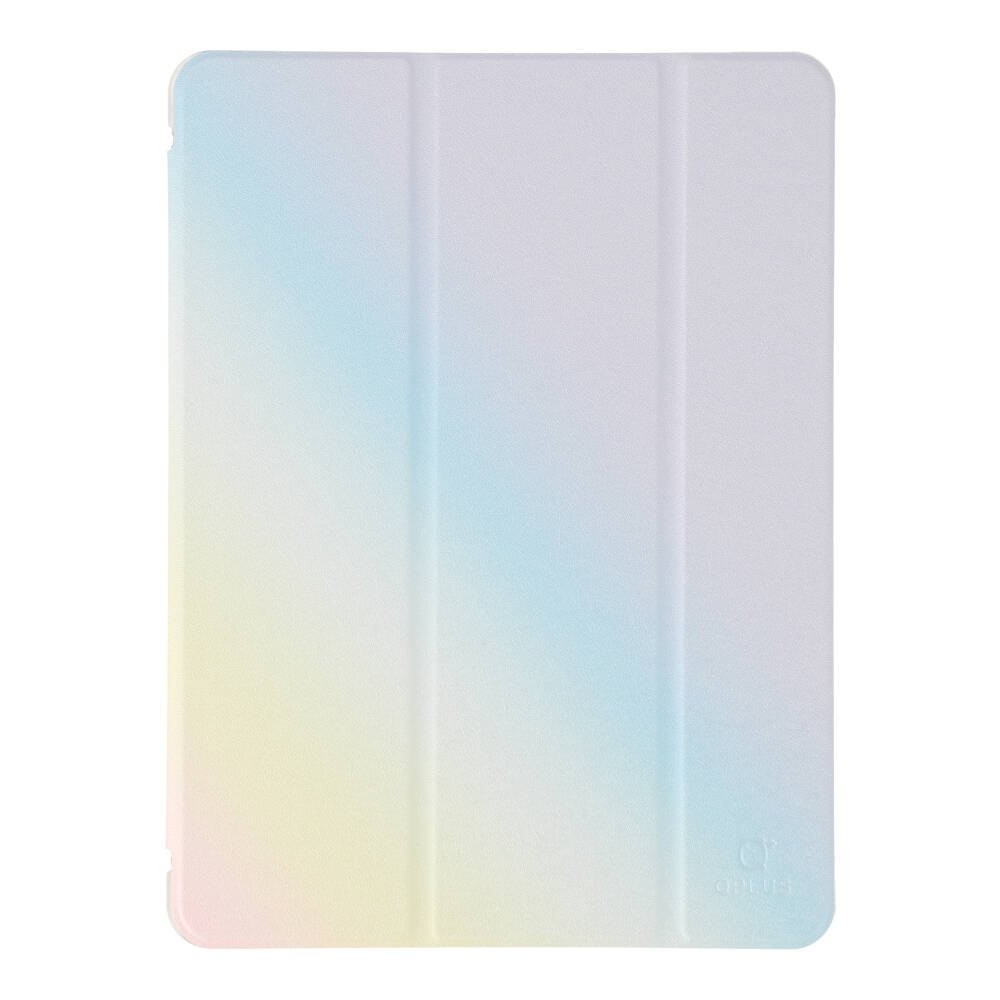 QPLUS เคส iPad 10.2 8th/9th Gen (2021) Soft Folio Rainbow