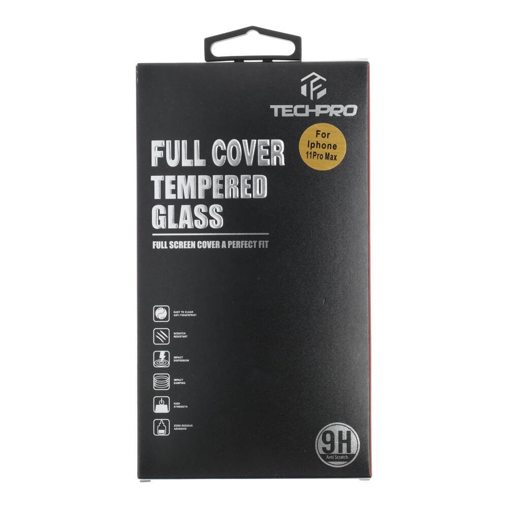 TECHPRO ฟิล์มกระจก Tempered Glass iPhone 11 Pro max (6.7) Full Frame
