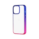 Wroof เคส iPhone 14 Pro Esteem Color-Blue/Pink