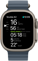 Apple Watch Ultra 3, หน้าจอการดำน้ำ