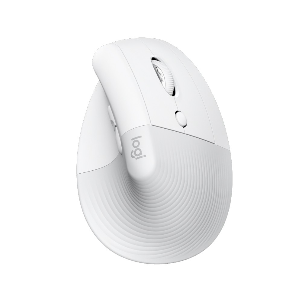 เมาส์ไร้สาย Logitech Bluetooth Vertical Mouse Lift Pale Gray