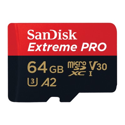 เมมโมรี่การ์ด SanDisk Extreme Pro microSDXC C10 A2with SD adaptor