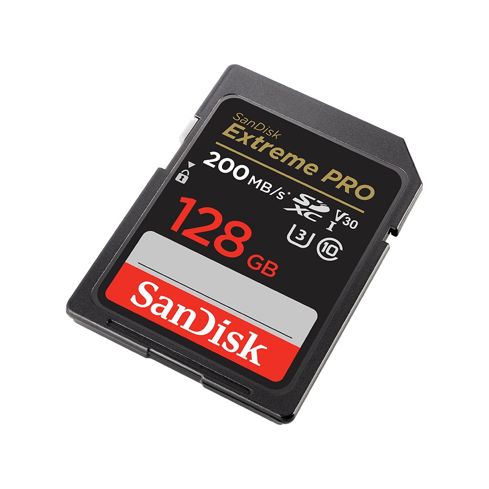 เมมโมรี่การ์ด SanDisk Extreme Pro SDXC 128GB V30 U3 C10