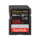 เมมโมรี่การ์ด SanDisk Extreme Pro SDXC 128GB V30 U3 C10