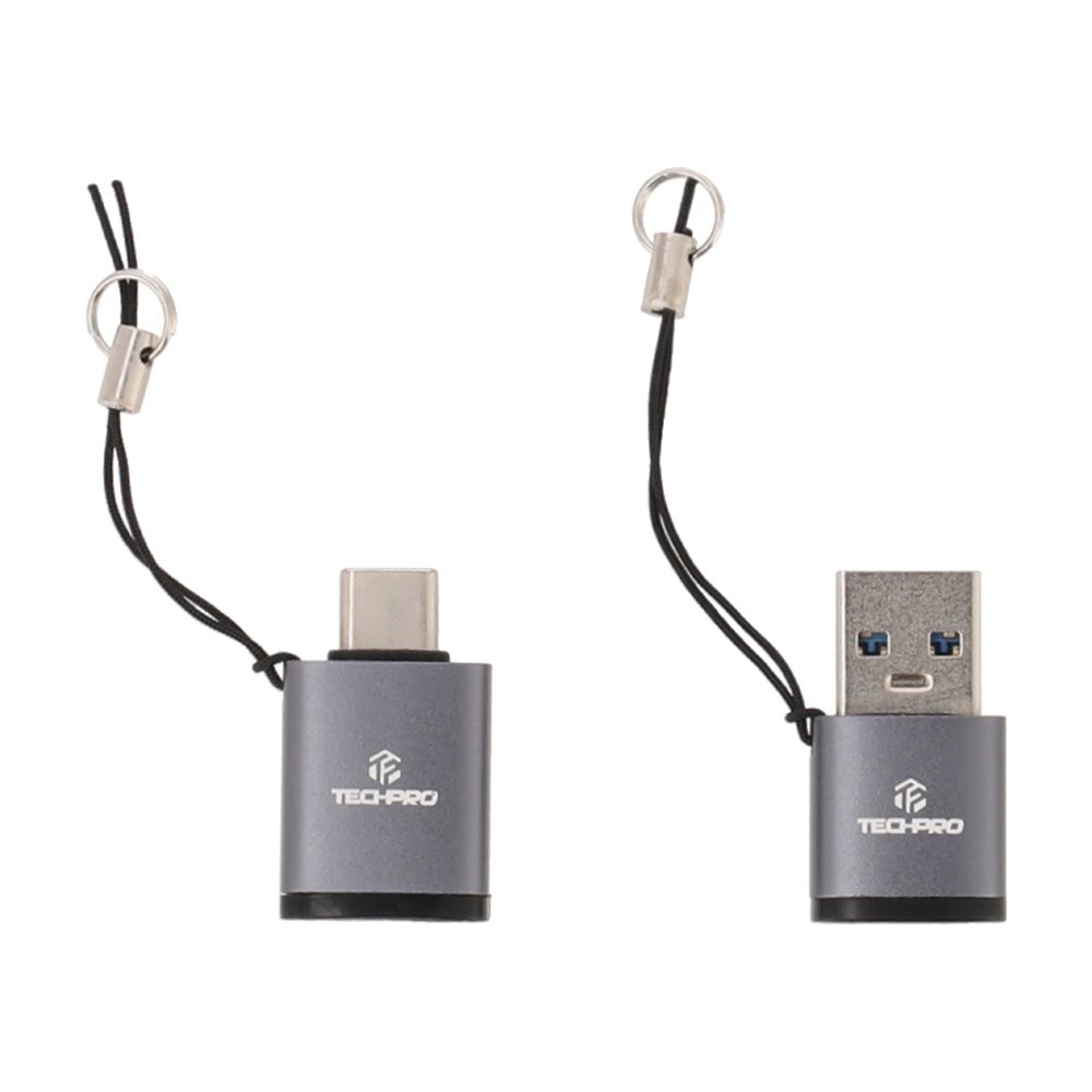 TECHPRO ตัวแปลง Adapter OTG Converter Set USB-C / USB-A(3.0A)