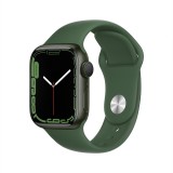 Apple Watch Series 7 GPS 41mm Green Aluminium Case with Clover Sport Band