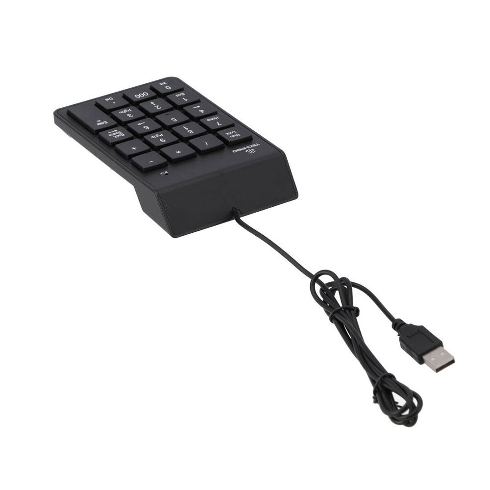 คีย์บอร์ดตัวเลข TECHPRO Wired Numeric Keypad TK02 สีดำ Studio7