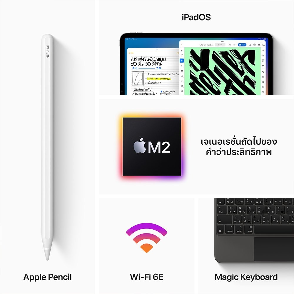 Apple ipad pro 12 9 inch wi fi 1tb silver 2022 6th gen studio7 online