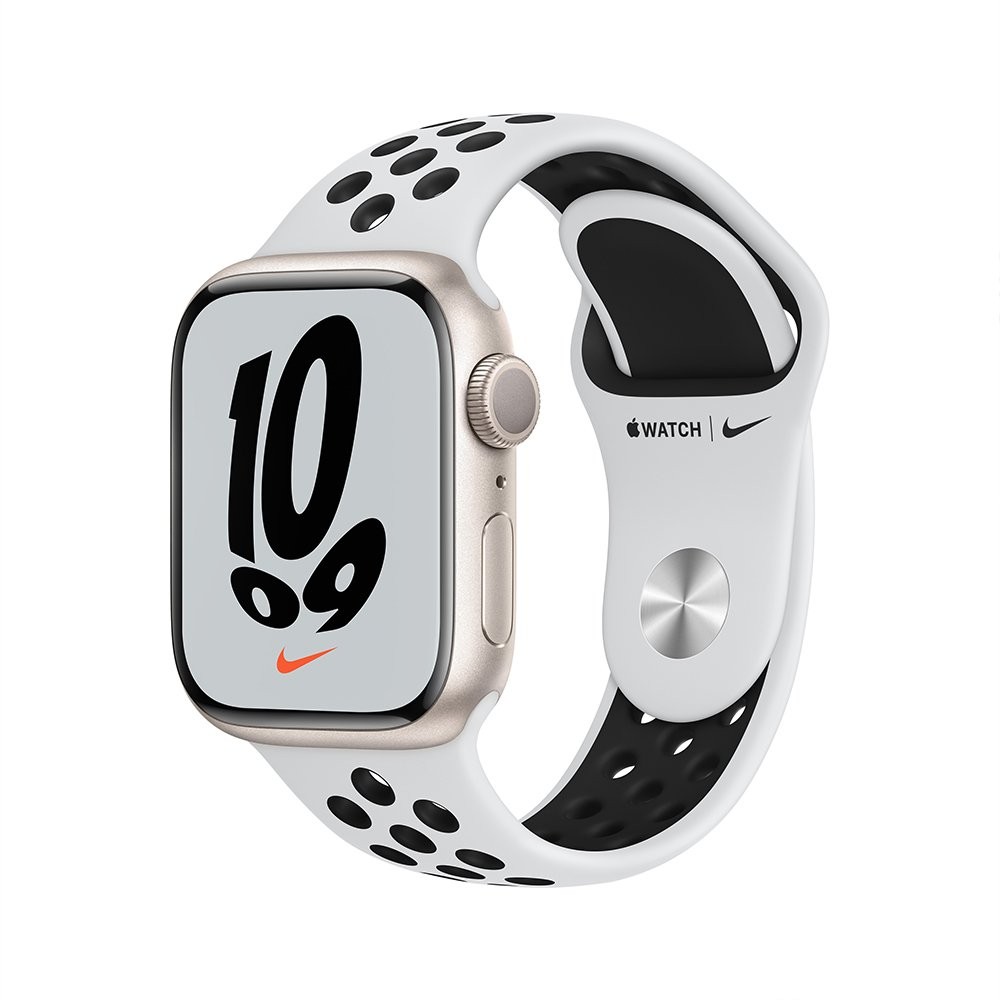 นาฬิกา Apple Watch Nike Series 7 GPS (41mm Starlight Aluminium Case