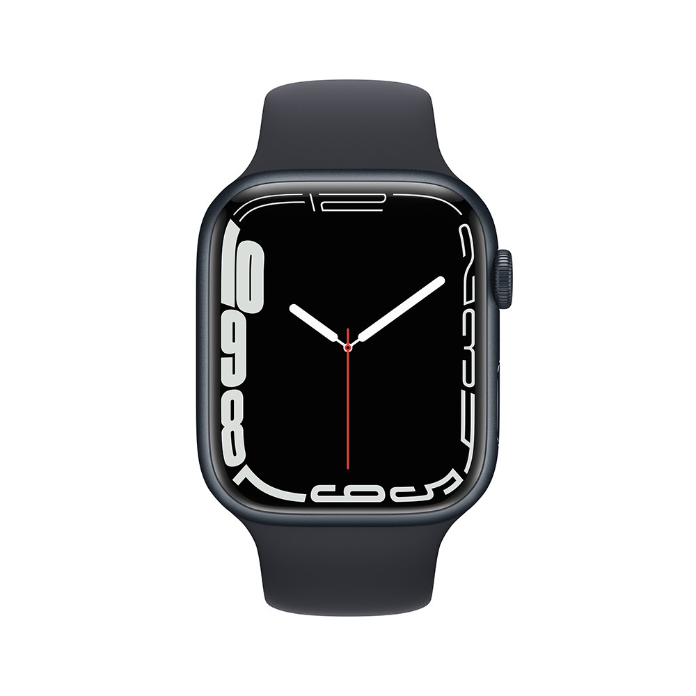 Apple Watch Series 7 GPS 45mm Midnight Aluminium Case with Midnight Sport Band