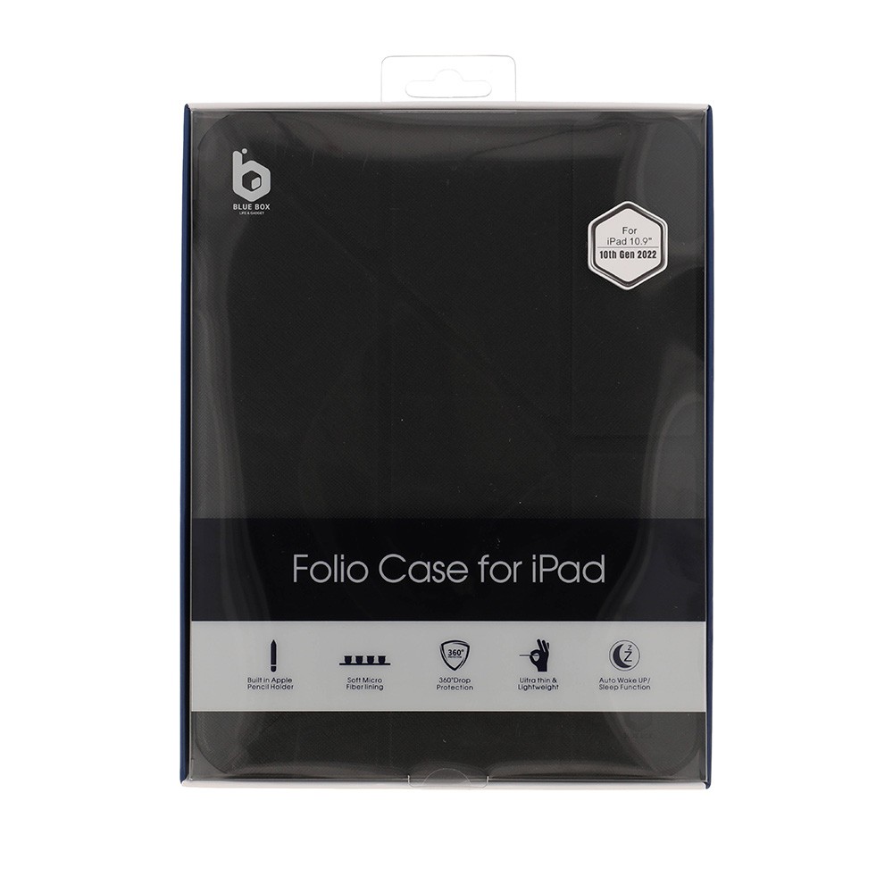 เคส Blue Box iPad Gen 10 (2022) Y Model Black