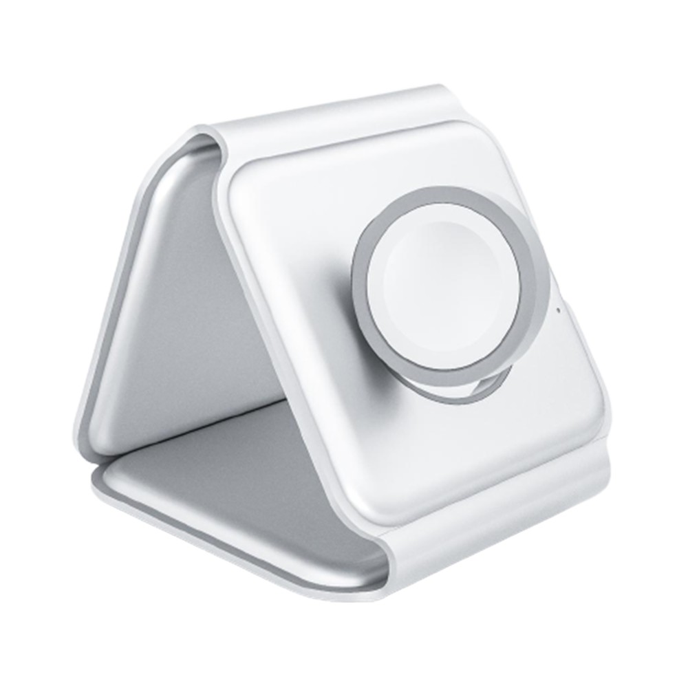 ที่ชาร์จไร้สาย Wroof 3-in-1 Wireless Charger Magnetic 15W Foldable White