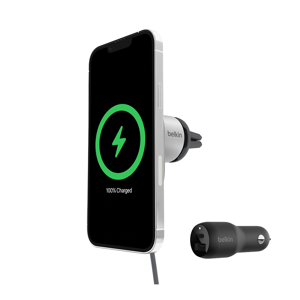 อุปกรณ์ชาร์จในรถยนต์ Belkin BOOSTCHARGE Pro Car Wireless Charging vent