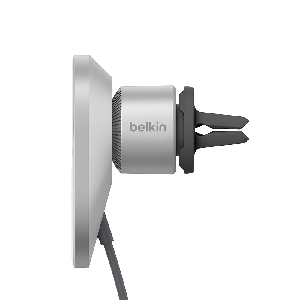 ที่ชาร์จไร้สาย Belkin BOOSTCHARGE Pro vent mount with MagSafe (WIC008btGR-NC) Silver