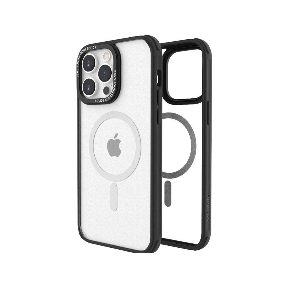 เคส iPhone 14 Case จาก Solide Sopure Black สำหรับ iPhone 14 Pro Max (6.