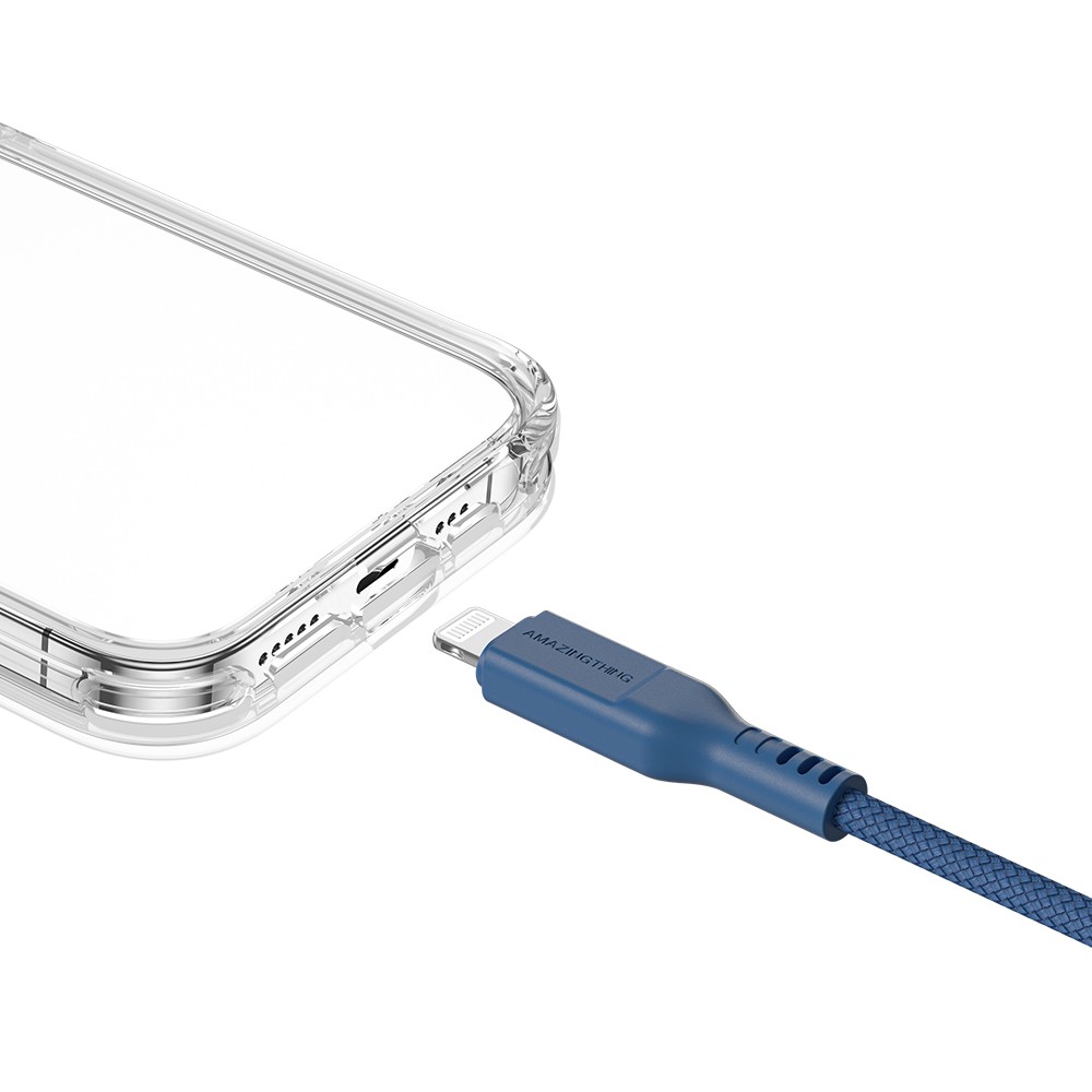 สายชาร์จ AMAZINGthing USB-C to Lightning Cable Thunder Pro 1.1 เมตร Blue