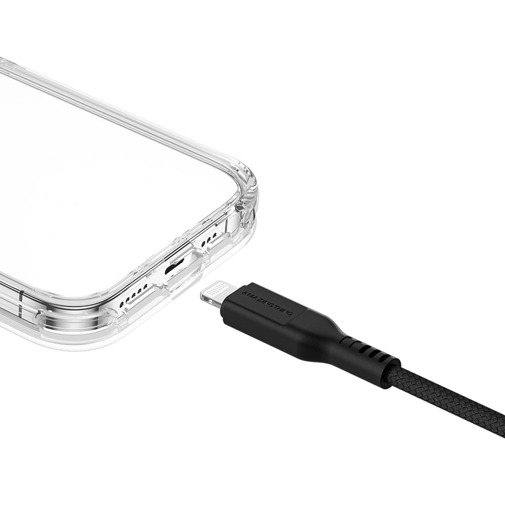 สายชาร์จ AMAZINGthing USB-C to Lightning Cable Thunder Pro 1.1 เมตร Black