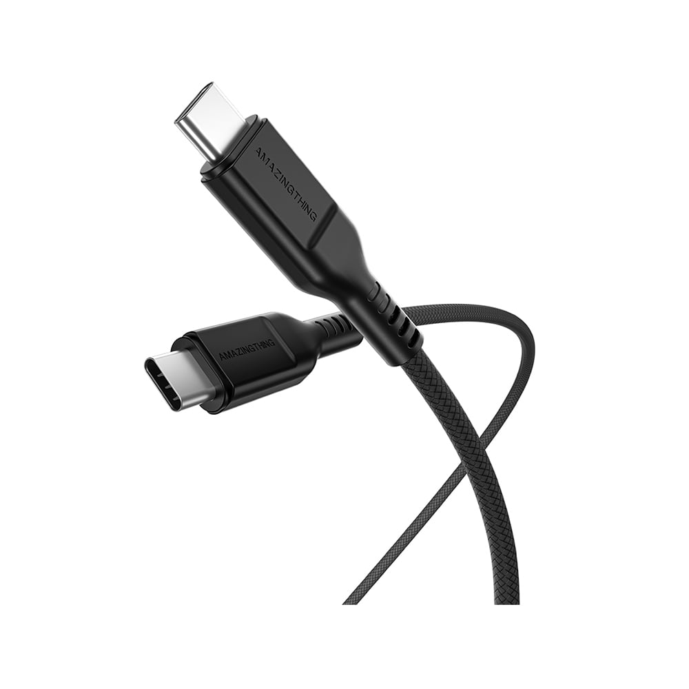 AMAZINGthing USB C To USB C Cable Thunder Pro 140W 1 8M Black amazingthing-usb-c-to-usb-c-cable-thunder-pro-140w-1-8m-black