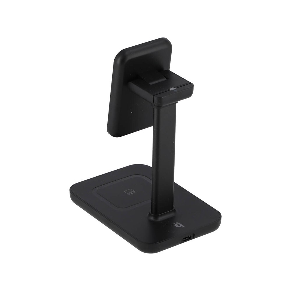 ที่ชาร์จไร้สาย Blue Box 3-in-1 Magnetic Wireless Charger Stand 15W Matte Black