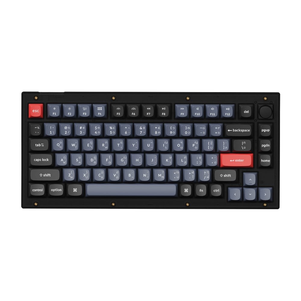 คีย์บอร์ดเล่นเกม Keychron V1 QMK Custom Mechanical Keyboard Studio7 online