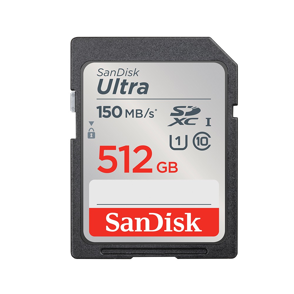 เมมโมรี่การ์ด SanDisk Ultra SDXC SDUNC 512GB C10
