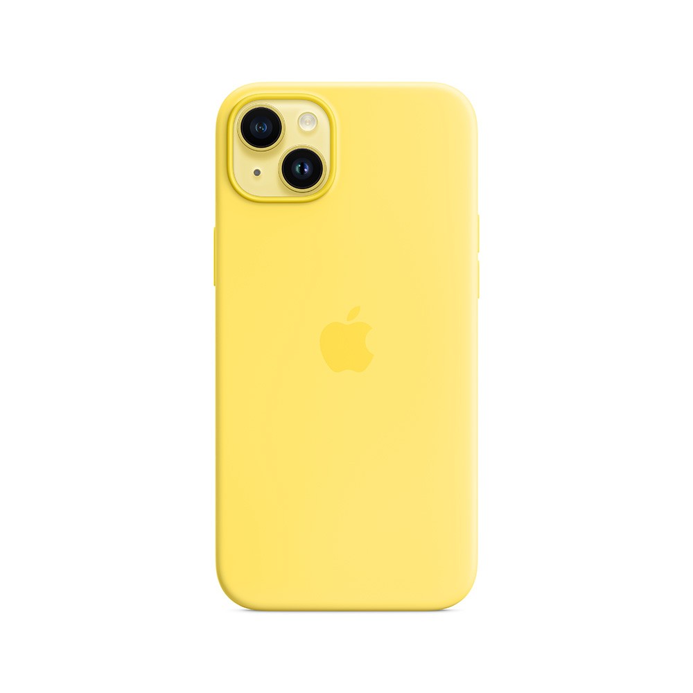 Apple iPhone 14 Plus Silicone Case with MagSafe - Canary Yellow