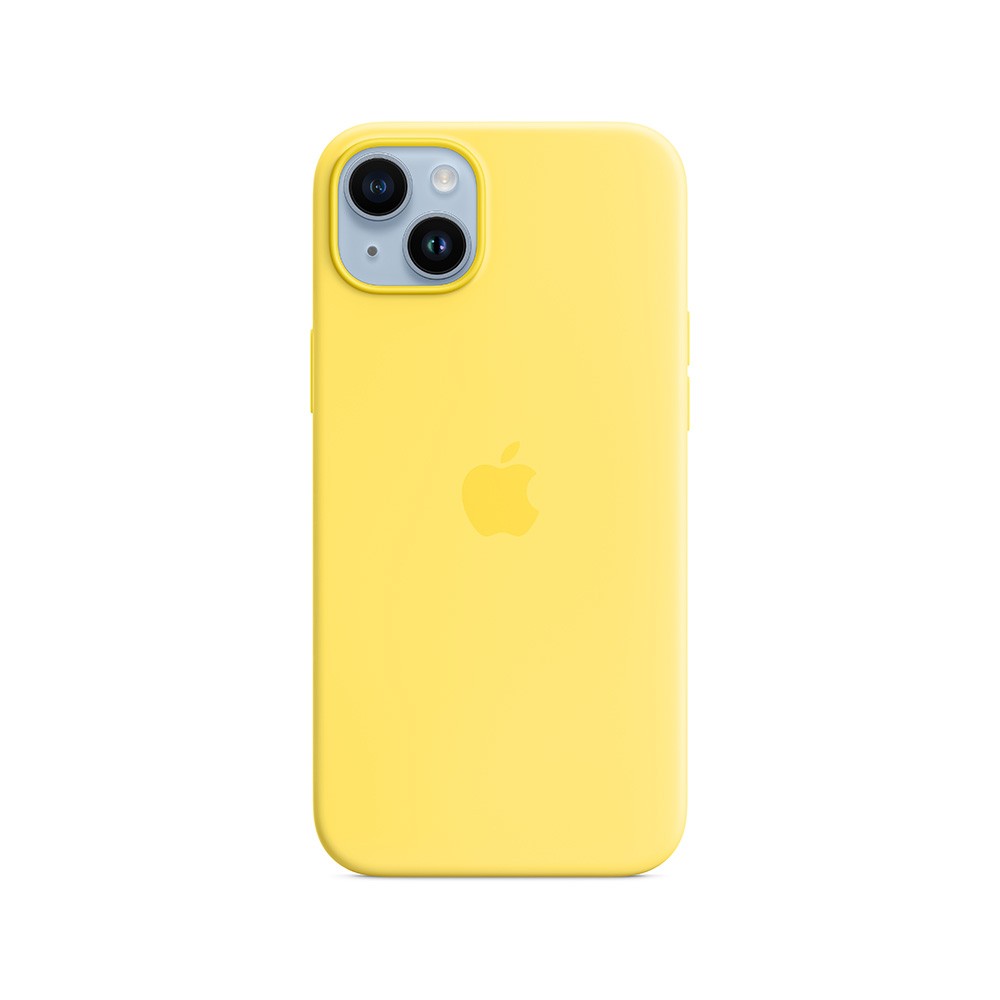 Apple iPhone 14 Silicone Case with MagSafe - Canary Yellow