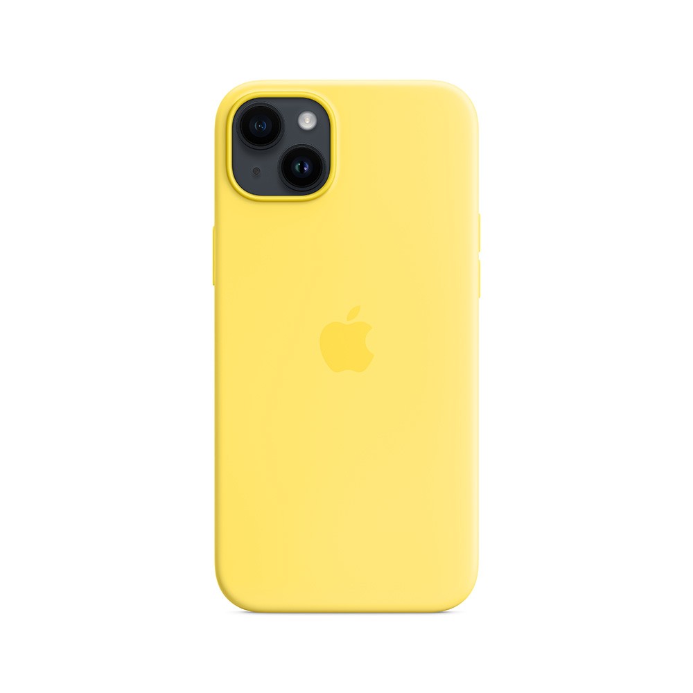 Apple iPhone 14 Silicone Case with MagSafe - Canary Yellow