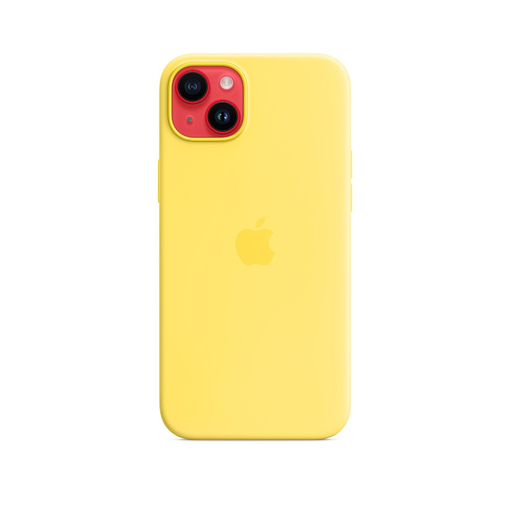 Apple iPhone 14 Silicone Case with MagSafe - Canary Yellow