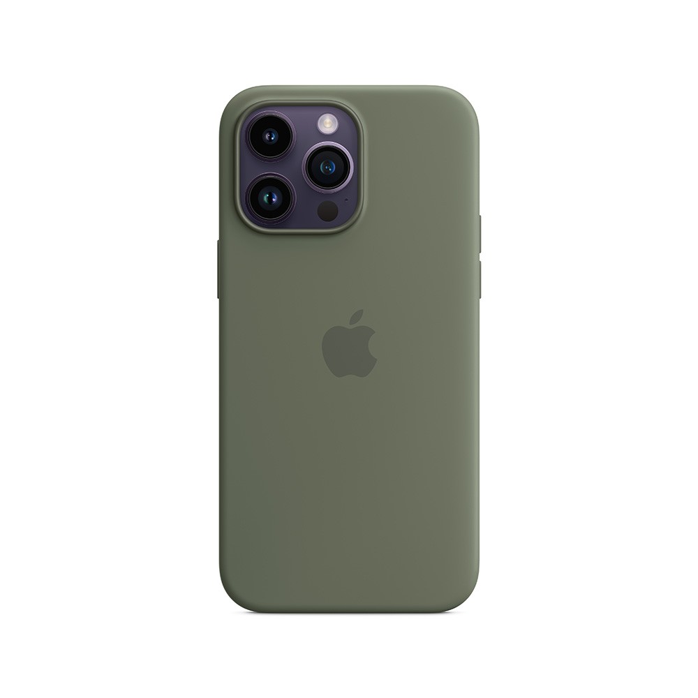 Apple iPhone 14 Pro Max Silicone Case with MagSafe - Olive