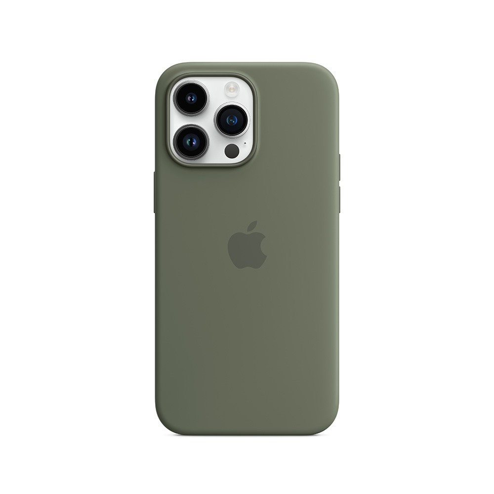 Apple iPhone 14 Pro Max Silicone Case with MagSafe - Olive